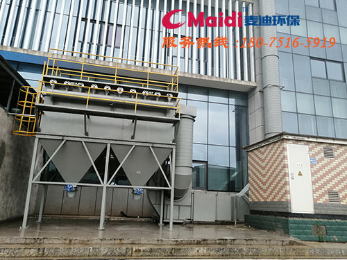 益陽噴砂房、表面處理車間除塵凈化系統(tǒng)投運